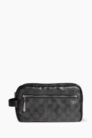 Small Essence Classic Toiletry Case in GG Coated-canvas