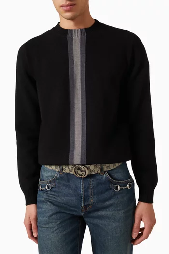 Reversible Belt in GG Canvas