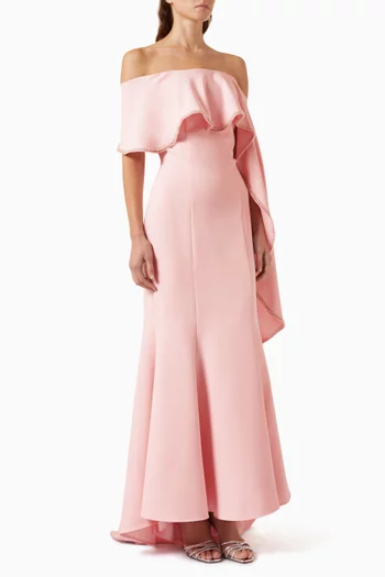 Embellished Off-shoulder Dress
