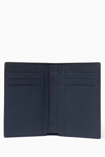 Rockstud Card Holder in Grainy Calfskin