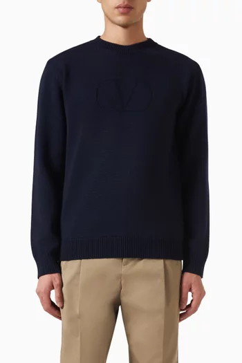 VLOGO Signature Sweater in Wool