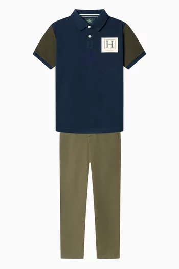 Heritage Contrasting Polo Shirt