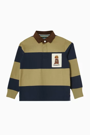 Heritage Harry Rugby Polo in Cotton