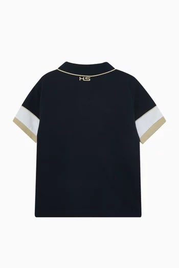 Logo Polo T-shirt in Cotton