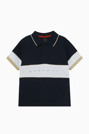 Logo Polo T-shirt in Cotton
