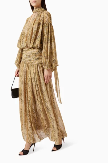 Solana Maxi Dress in Chiffon