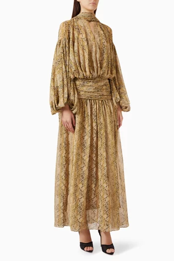 Solana Maxi Dress in Chiffon