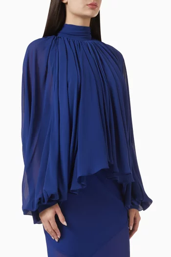 Aitana High-neck Top in Chiffon