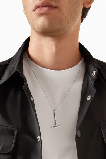 Hammer Necklace in Sterling Silver