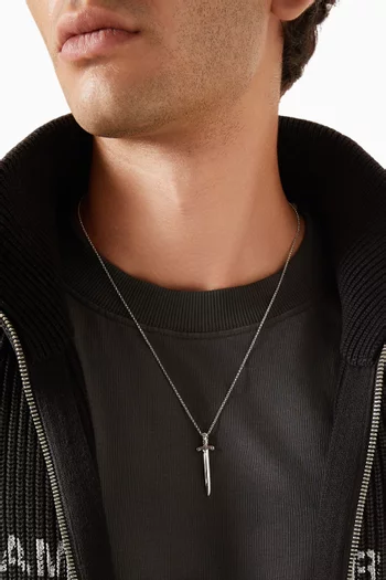 Sword Necklace in Sterling Silver