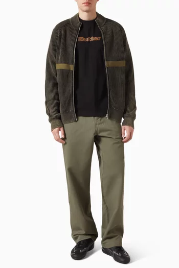 Bleach Zip Knit Sweater