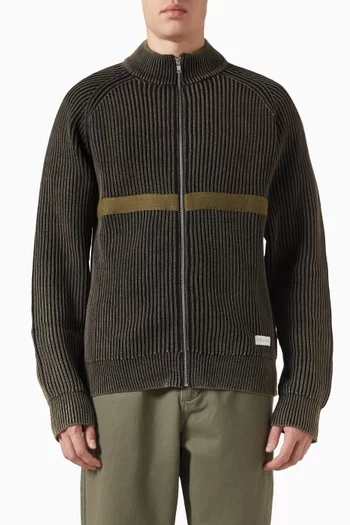 Bleach Zip Knit Sweater