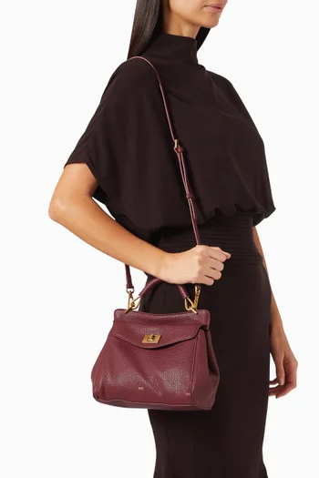 Lucia Classic Top-handle Bag in Vegan Leather