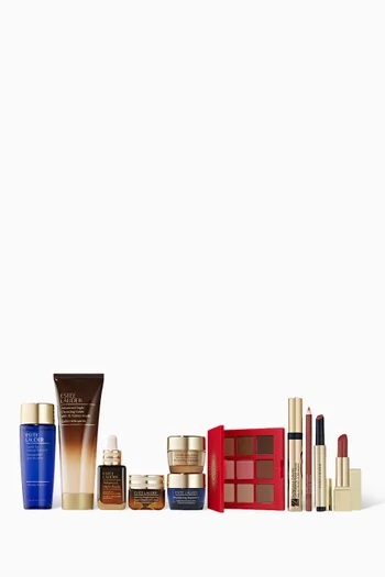 12-Piece Holiday Blockbuster 9 Full-Sizes + More Makeup Gift Set,  Savings Value 64%