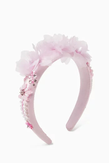 Gstaad Glamour Headband in Satin