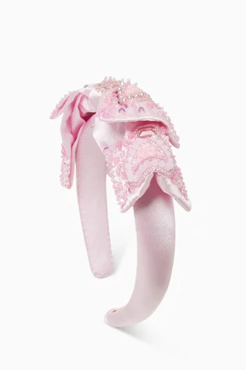 Summit Sparkle Headband in Satin