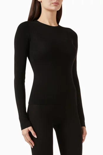 Seamless Top in Merino Wool