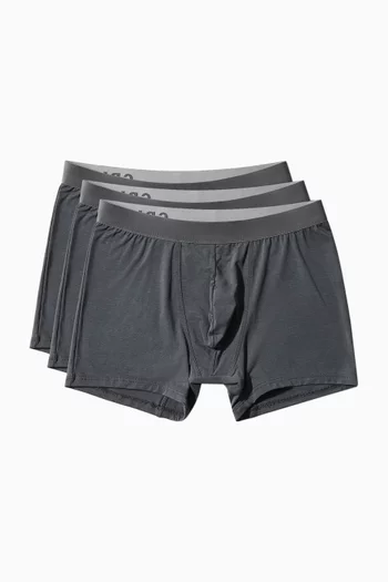 Boxer Briefs in Lyocell Blend, Set of 3