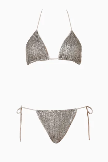 String Bikini & Briefs Set
