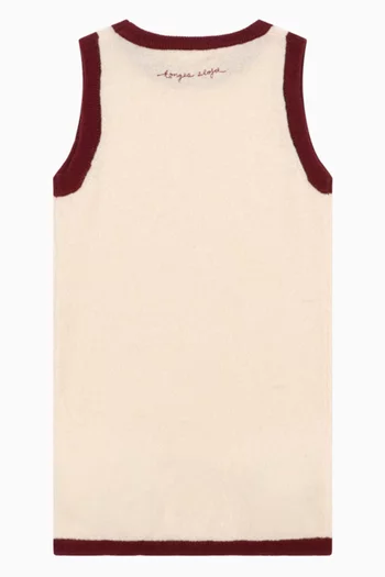 Alette Bow Dress in Wool