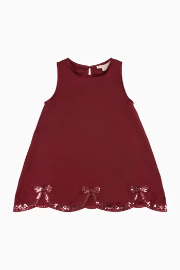 Bowie Sequin Bow Dress