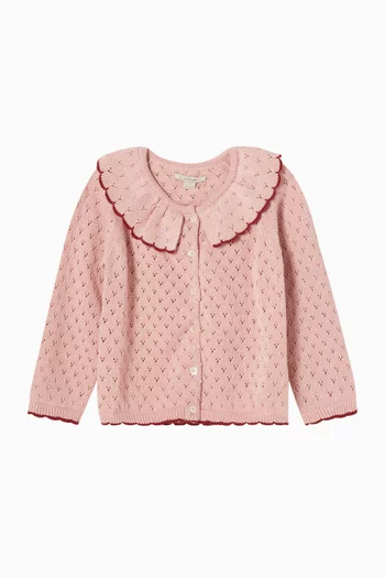 Holiday Cardigan in Cotton-blend