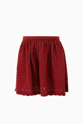 Holiday Skirt in Cotton-knit
