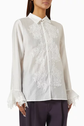 Lace-detail Shirt