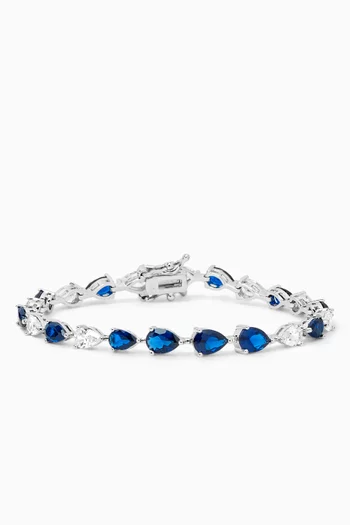 CZ Tennis Bracelet in Metal