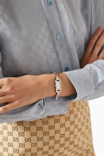 Bamboo Bracelet Watch in Stainless Steel, 22mm