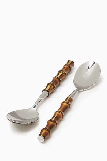 Bamboo Dessert Spoon, Set of 2