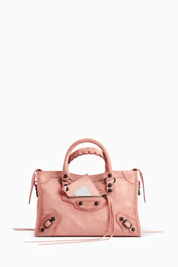 Le City Bag Small in Waxed Suede