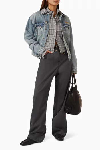 Flannel Shirt in Cotton