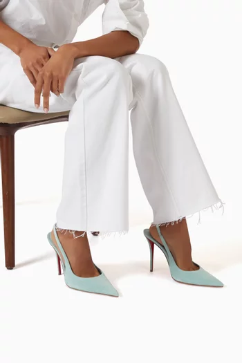 Miss Z 100 Slingback Pumps in Suede