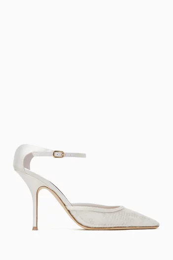 Leonor 90 Pumps in Mesh