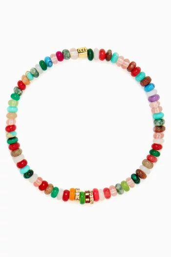 Semi-Precious Beaded Bracelet