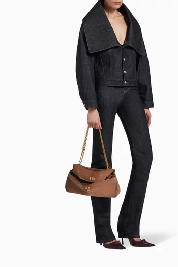 Rodeo East-West Chain Bag in Vintage Goatskin
