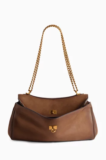 Rodeo East-West Chain Bag in Vintage Goatskin