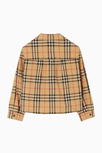Check Shirt in Cotton