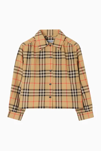 Check Shirt in Cotton