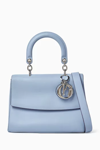 Preloved Dior Be Dior Small in Light Blue Calfskin with Silver-tone metal:Light/Pastel Blue:One Size|220273730