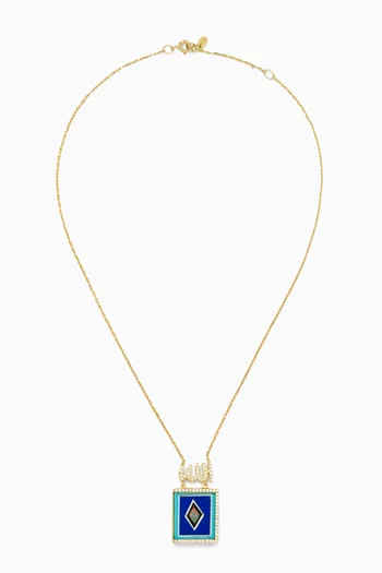 Allah Necklace in 18kt Yellow Gold