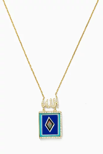 Allah Necklace in 18kt Yellow Gold