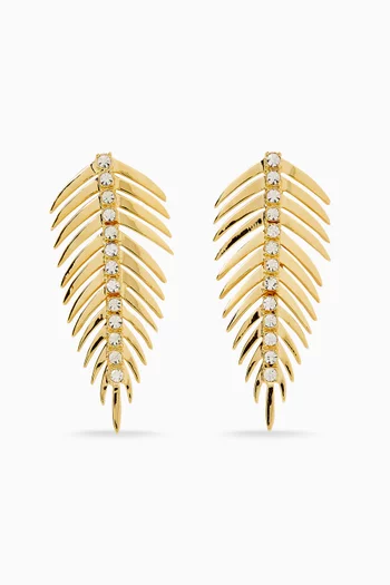Mini Ellise Earings in 24kt Gold-plated Copper