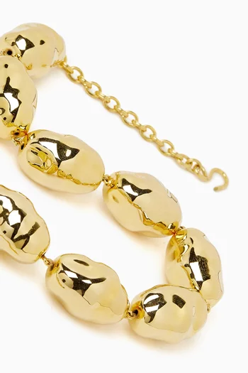 Shiba Necklace in 24kt Gold-plated Copper