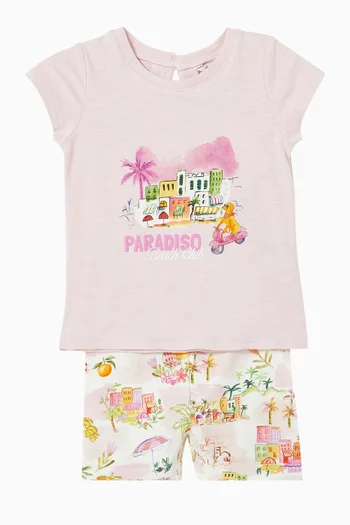 Paradiso Beach Club T-shirt in Cotton