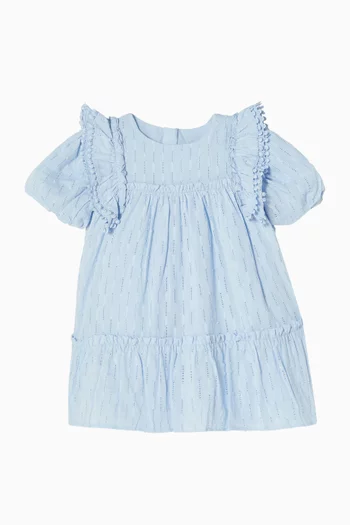 Piccolina Broderie Dress in Cotton