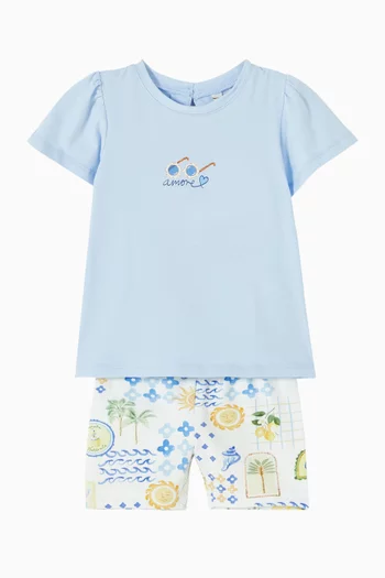 Piccolina Organic Sunglasses T-shirt in Cotton