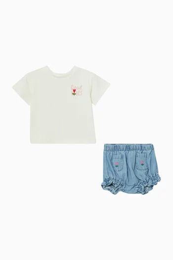 Sundae Organic Good Vibes T-shirt in Cotton