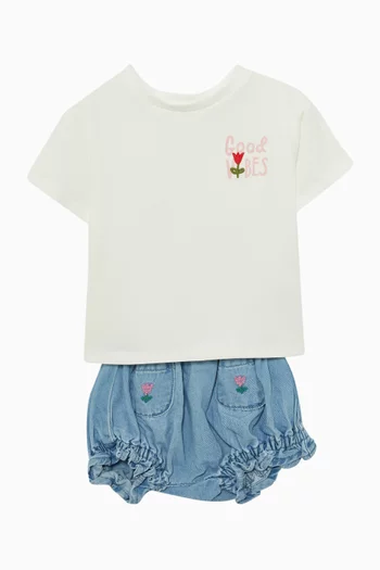 Sundae Organic Good Vibes T-shirt in Cotton